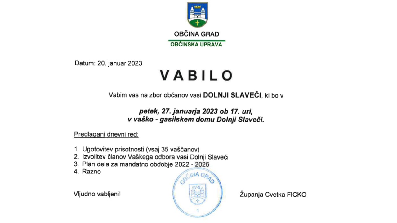 vas DOLNJI SLAVEČI 
